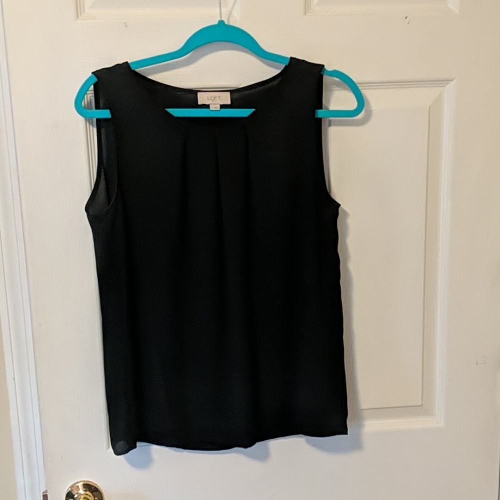 LOFT black blouse